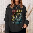 Legendär Seit 1 November 1984 Geburtstag Am 1111984 Sweatshirt Geschenke für Sie