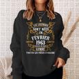 Les Legendes Sont Nees En Fevrier 1963 60E Anniversaire Homme Sweater e Cadeaux pour elle