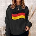 Leuchtendes Herz Deutsche Flagge Colours Germany Fan Sweatshirt Geschenke für Sie