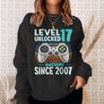 Level 17 Unlocked Compleanno 17 Anni Regalo 17 Anni Maschio Felpa Regalos para ella