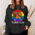 Lgbt Pride Gay Lesbian Turkey Matching Thanksgiving Sweatshirt Gifts for Her