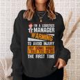 Logistics Manager Avvertimento Prova A Fare Quello Che Ti Ho Detto Felpa Regalos para ella