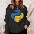 Logo Di Programmazione Python Per Programmatori Felpa Regalos para ella