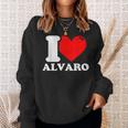 I Love Alvaro Sweatshirt Geschenke für Sie