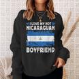 I Love My Hot Nicaraguan Boyfriend Couple Nicaragua Flag Felpa Regalos para ella