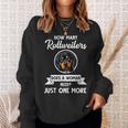 Come L'uomo Rottweiler Ha Bisogno Di Una Donna Amante Rottweiler Felpa Regalos para ella