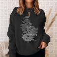 Luxembourg Outline Letzebuergesch Luxembourg Luxembourg Sweatshirt Geschenke für Sie