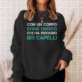 Magliette Divertenti Palestra Scritte Frasi Corpo Capelli Felpa Regalos para ella