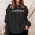 Manfredonia Città Italiana Bandiera Italia Sweatshirt Geschenke für Sie