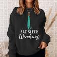 Mangez Le Repos Windsurf Planche Àoileéliplanchiste Wind Sweater e Cadeaux pour elle