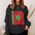 Marocco Marocco Bandiera Marocco Orgoglio Felpa Regalos para ella