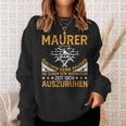 Maurer Masonermeister Bricklayer's Sweatshirt Geschenke für Sie