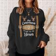 Mei Lederhosen Deer Oktoberfest Costume Sweatshirt Geschenke für Sie