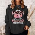 Mein Axolotl Hat Meine Homework Gefressen Axolotl Children's Sweatshirt Geschenke für Sie