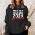 Meisterprüfung Bestanden Für Meister 2024 Handwerk Sweatshirt Geschenke für Sie