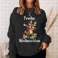 Merry Christmas Reindeer Christmas Eve Sweatshirt Geschenke für Sie