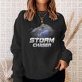 Meteorologo Cacciatore Di Tempeste Meteo Meteorologia Felpa Regalos para ella
