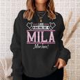 Mila Lass Das Die Mila Machen First Name S Sweatshirt Geschenke für Sie