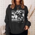 Miniature Schnauzer Graphic Selfie Ufos Weird Aliens Sweatshirt Gifts for Her Miniature Schnauzer Graphic Selfie Ufos Weird Aliens Sweatshirt Gifts for Her