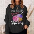 Mir Reicht's Ich Geh Stricken Sweatshirt Geschenke für Sie