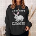 Mir Reichts Ich Geh Zu Mein Rabinchen Cute Rabbit Sweatshirt Geschenke für Sie