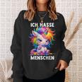 Misantroph Ich Hasse Menschen Sweatshirt Geschenke für Sie