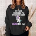 Was Mit Menschen Machen Unicorn Saying Sweatshirt Geschenke für Sie