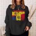Moldavia España Bandera De La Amistad Moldavia Camisa de entrenamiento Regalos para ella