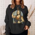 Monna Lisa Muscolosa La Gioconda Bodybuilding Palestra Felpa Regalos para ella