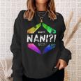 Nani Cosa Divertente Anime Amante Giapponese Otaku Felpa Regalos para ella