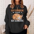 Nightdress Ich Schnarche Nicht Ich Schnurre Katzen Ich Schn Sweatshirt Geschenke für Sie