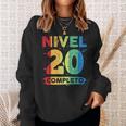 Nivel 20 Completo 20 Aniversario De Boda 20 Años Camisa de entrenamiento Regalos para ella