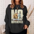 No Difference Cane Mucca Benessere Degli Animaliegan Felpa Regalos para ella