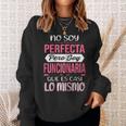 No Soy Perfecta Pero Soy Un Funcionaria Que Casi Lo Mismo Camisa de entrenamiento Regalos para ella