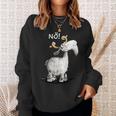 Nö Ziege Hat Keinen Bock I Goat Statement Fun S Sweatshirt Geschenke für Sie