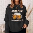 Non Praticante Astemio Pensieri Divertenti Alcol Birra Felpa Regalos para ella