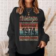 Novembre 1974Intage Maglia 50 Compleanno Anni Uomo Donna Felpa Regalos para ella