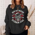 Nur Die Besten Die Jung Biker Statement Rocker Sweatshirt Geschenke für Sie