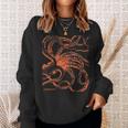 Octopus Tentacle Kraken Cthulhu Steampunk Ocean Sea Legend Sweatshirt Geschenke für Sie