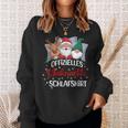 Offizielles Weihnachts Schlaf Lustig Familie Pyjama Sweatshirt Geschenke für Sie