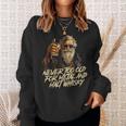 Never Too Old For Metal And Malt Whisky Rocker Sweatshirt Geschenke für Sie