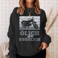 Ölich Aber Fröhlich Simson Ddr Moped Two-Strokeintage Sweatshirt Geschenke für Sie