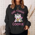 One Tough Cookie Simpatico Unicorno Kawaii Per Bambine E Bambine 5T Felpa Regalos para ella