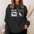 Online Offline Cane Proprietario Cani Felpa Regalos para ella