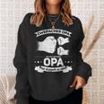 Opa Hoch 2 Grandchildren Grandchildren Grandpa Sweatshirt Geschenke für Sie