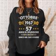 Ottobre 1967 57 Anni Compleanno Uomo Donna 1967 Felpa Regalos para ella
