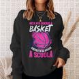 Pallacanestro Basket Cestista Nata Per Giocare A Basket Felpa Regalos para ella