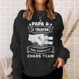 Papa & 2 Töchter Chaosteam Papa 2 Töchter Sweatshirt Geschenke für Sie