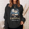 Penguin Official Sleep Ich Watschel Jetzt Ins Bett Sweatshirt Geschenke für Sie