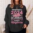 Pensionata 2024 Regalo Pensione Donna Collegaa In Pensione Felpa Regalos para ella